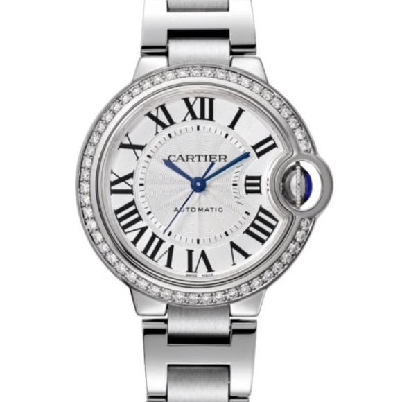 Cartier Accessories - CARTIER BALLON BLEU DE WATCH-33 MM,STEEL, DIAMONDS